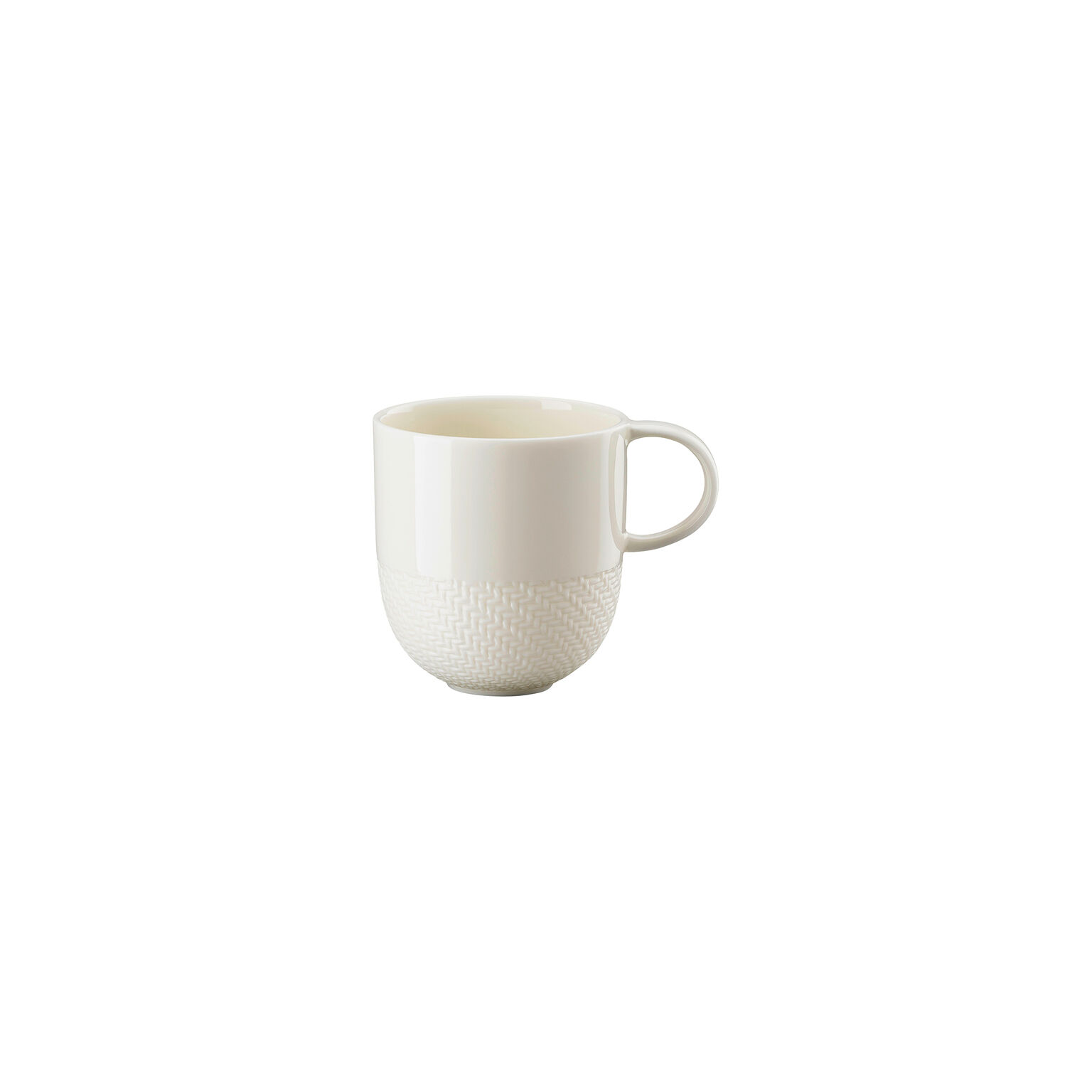 Kumi White tone Becher mit Henkel