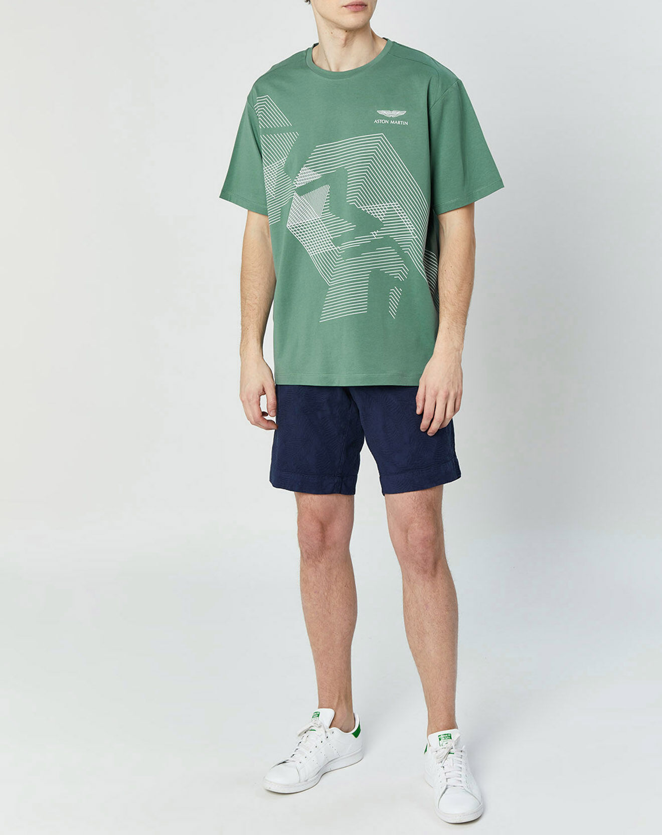 Hackett London T-Shirt Design Aston Martin Racing vert