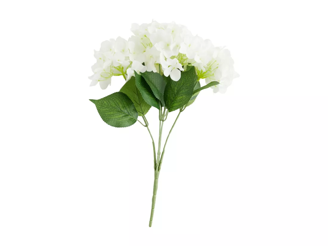 Bouquet Hortensio Blanc Moyen 22 x 6 x 45