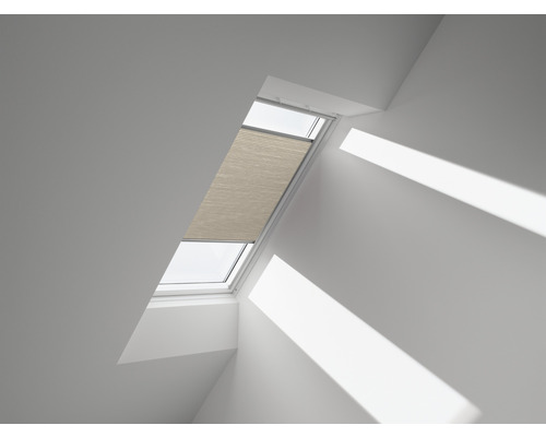 VELUX honingraat plisségordijn DuoLine beige handleiding FHC C02 1155S