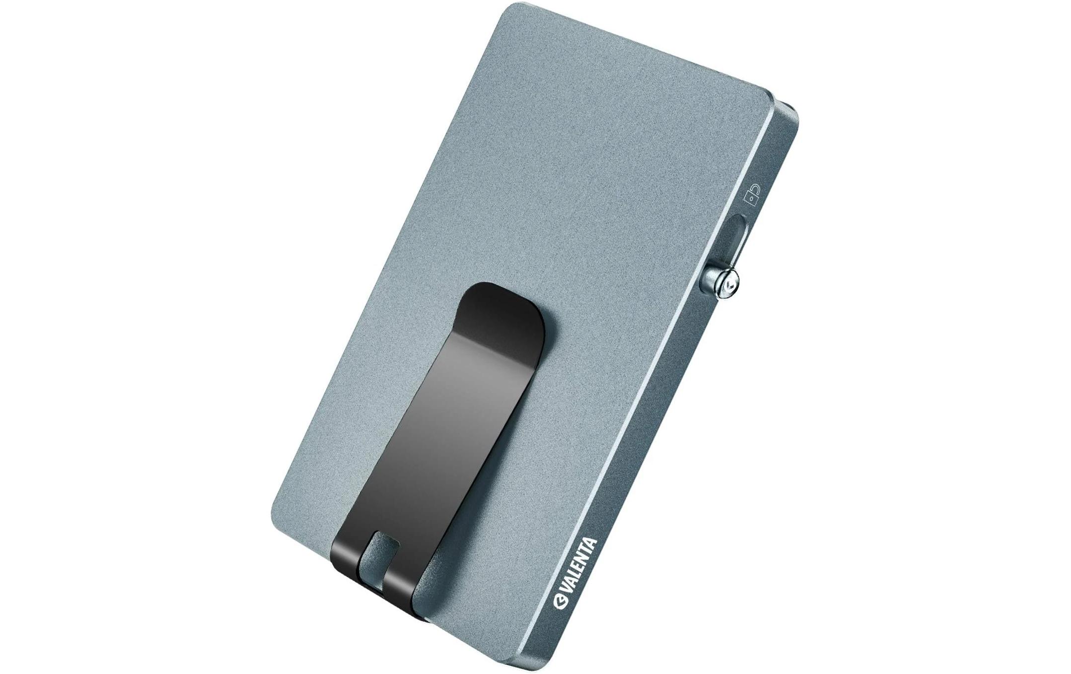 CardCase Aluminium MagSafe Money Clip GrauAluminium-Kreditkartenhülle mit RFID-Schutz
