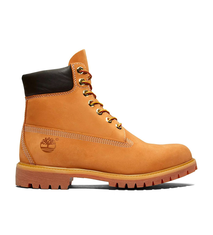 Botas Timberland Premium de couro marrom de 6 polegadas