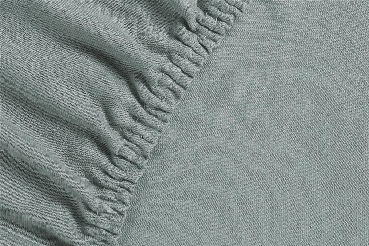 Ambiante Jersey - Hoeslaken - 200x200|210 - Blauw