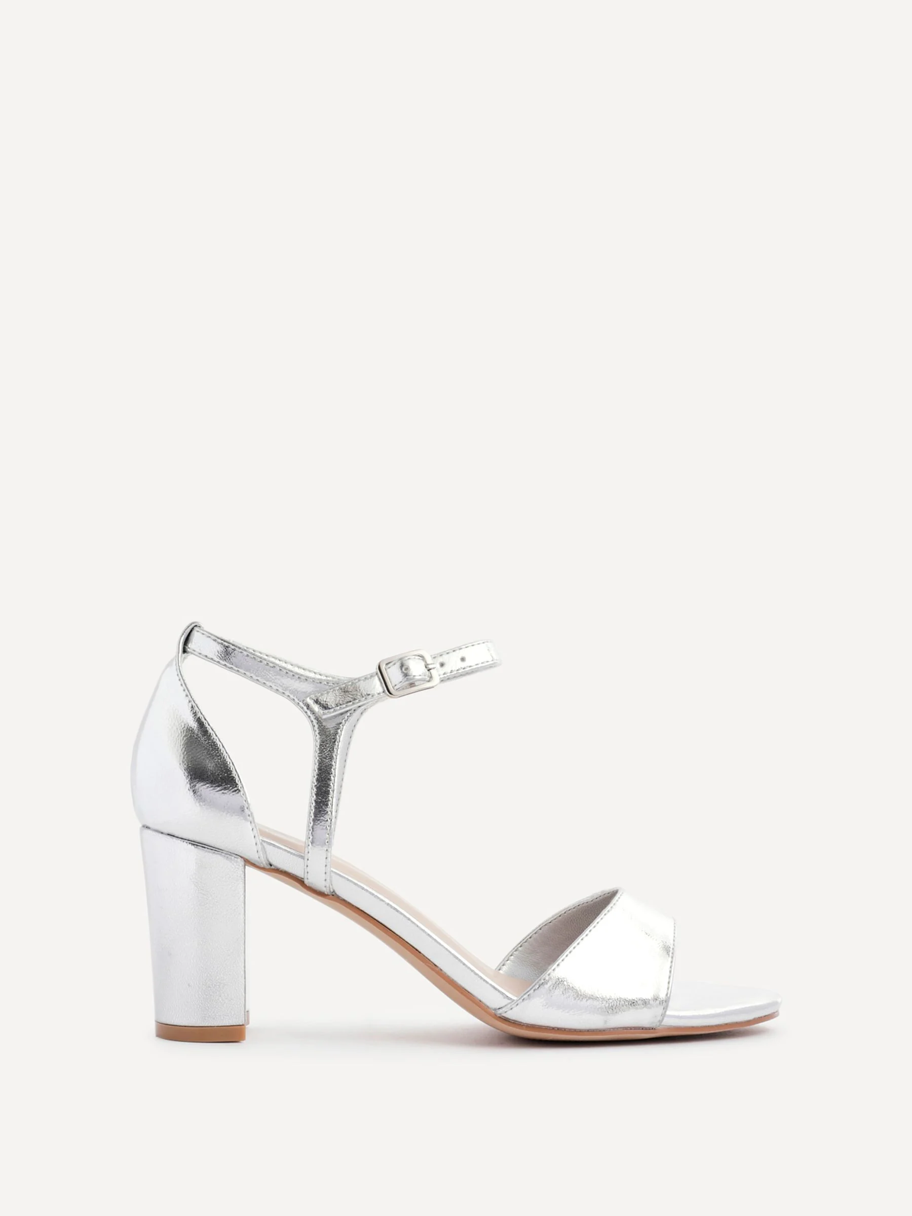 Zilver - Linzi Abby Closed Back Block Heel Sandals