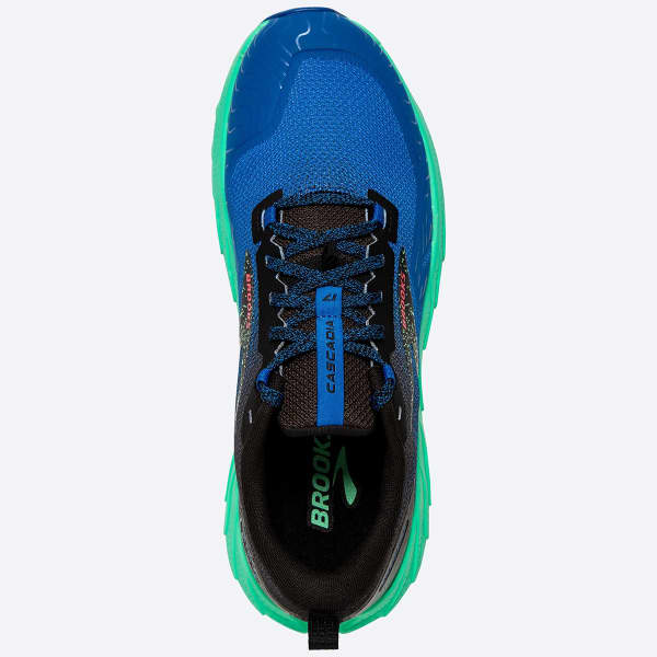 Chaussure trail BROOKS CASCADIA 17 VICTORIA BLUE/BLACK/SPRING BUD