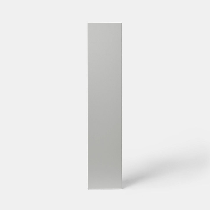 Porte de meuble de cuisine Balsamita gris mat l. 15 cm x H. 72 cm GoodHome