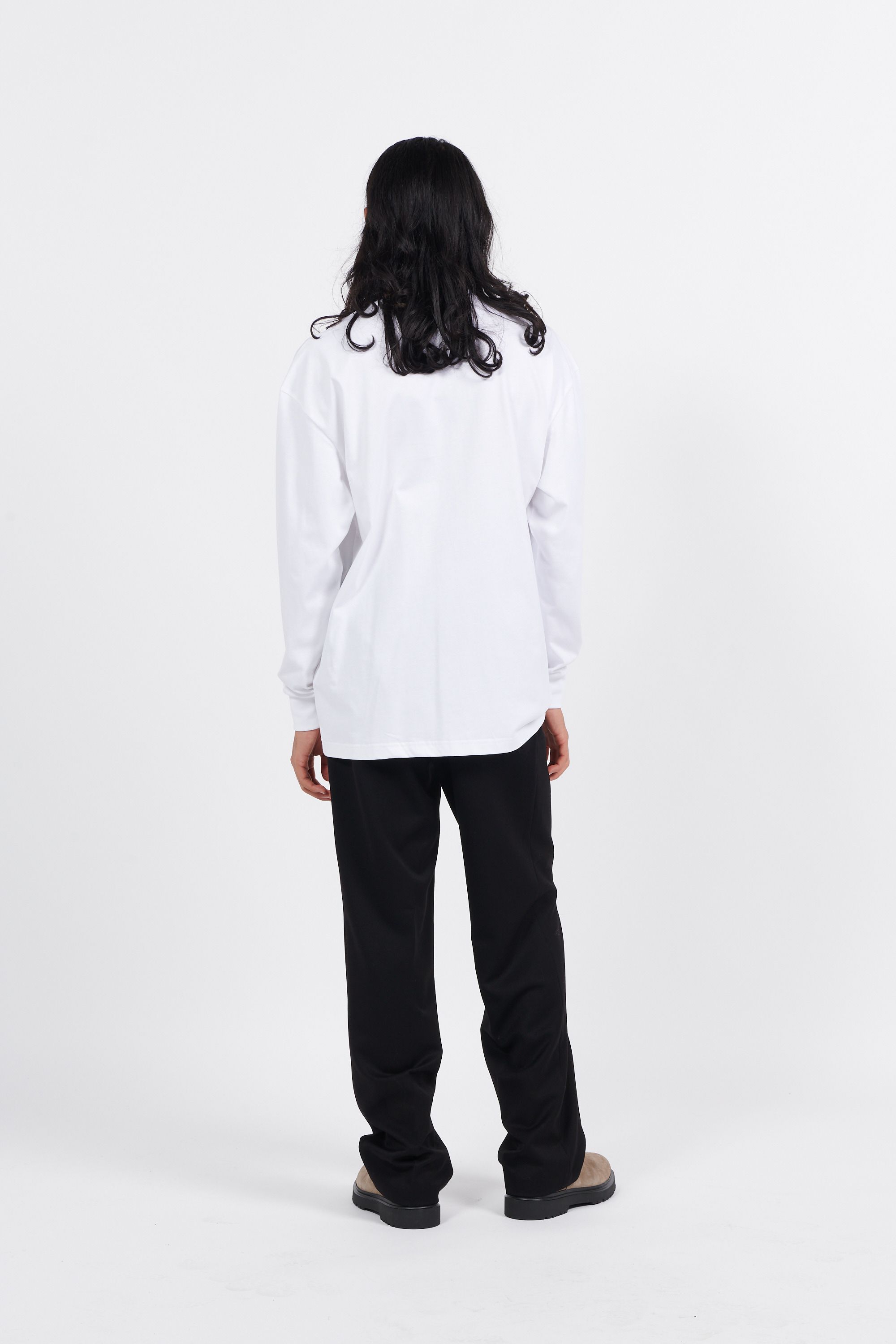 Daily Paper T-shirt circle ls t-shirt Blanc