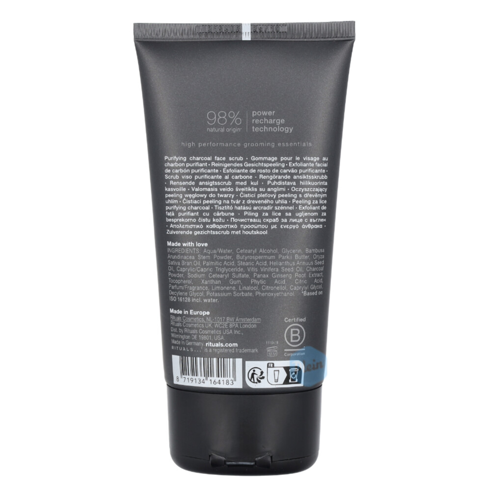 Rituals Charcoal Face ScrubHomme125 ml