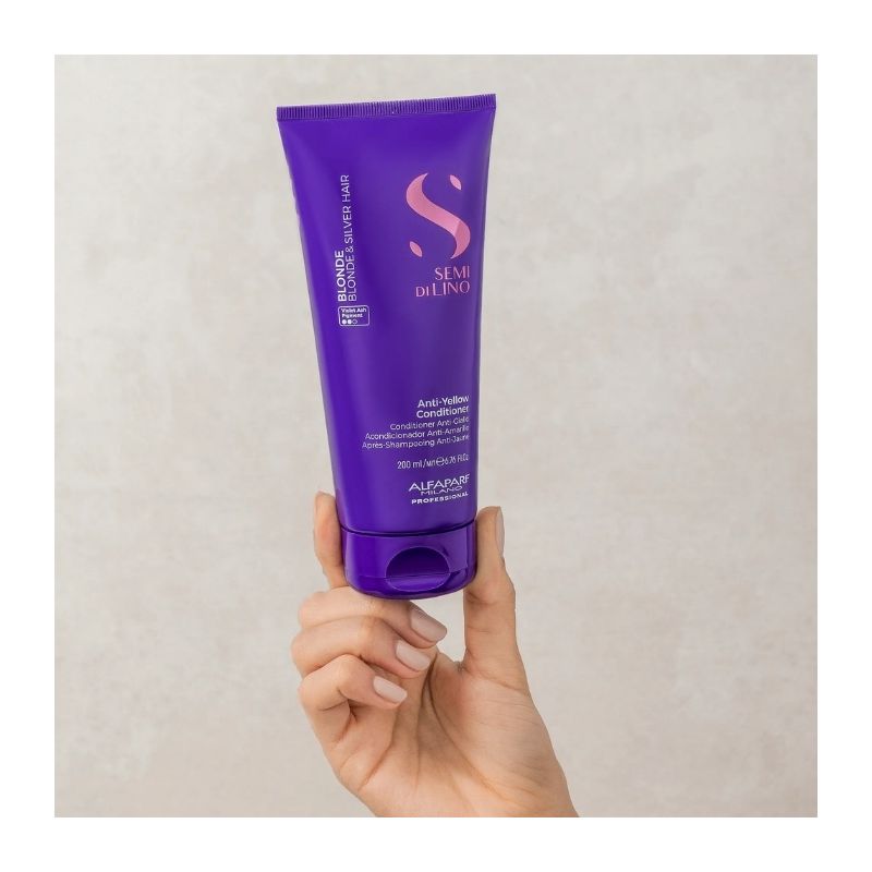 Après-Shampooing anti-reflet jaune Blonde Semi Di Lino 200ml