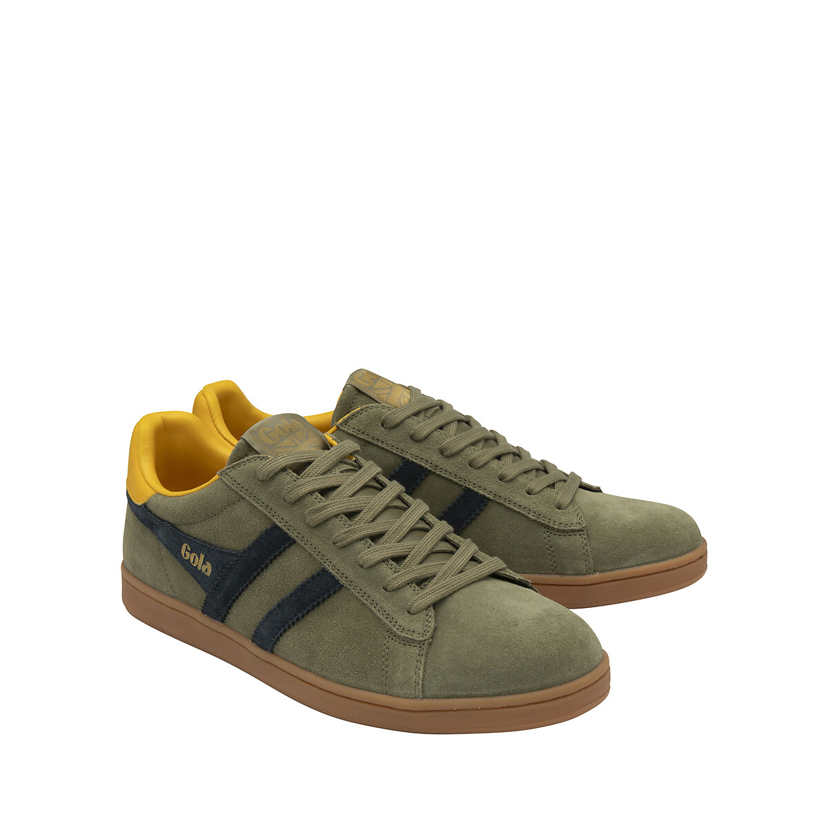 GOLA<br>Tênis de couro Equipe II Camurça