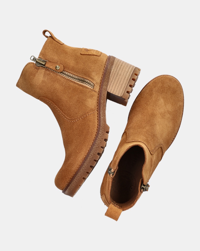 Panama Jack Pauline Rits- & gesloten boots  - cognac
