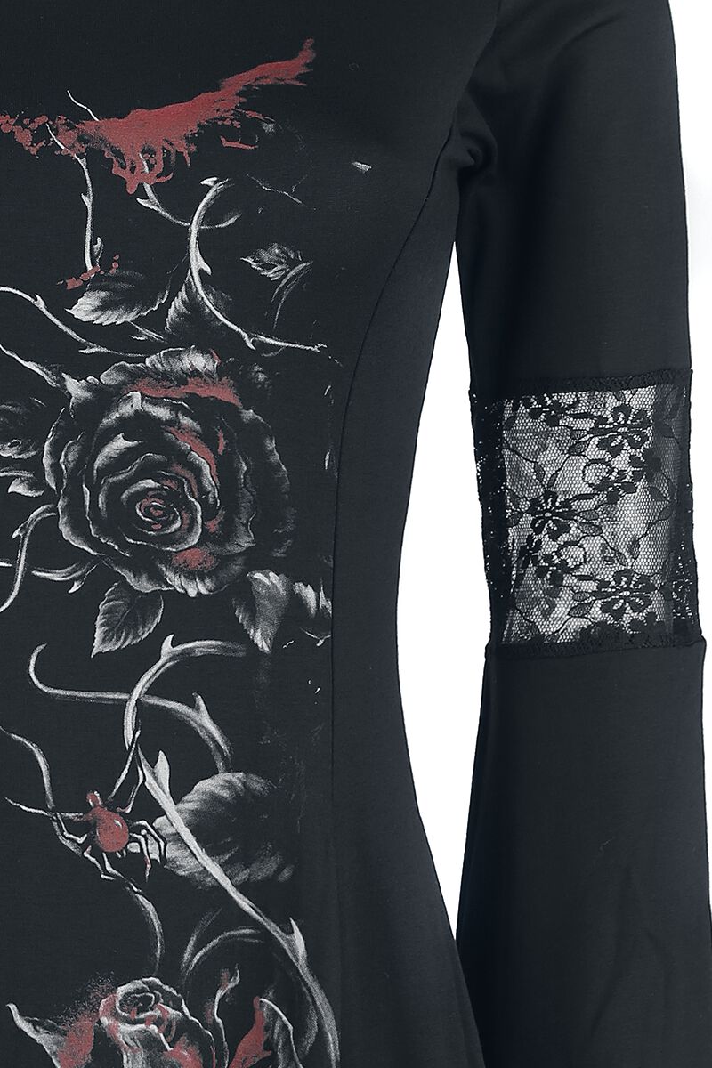 Bleeding Rose | Alchemy England Robe mi-longue