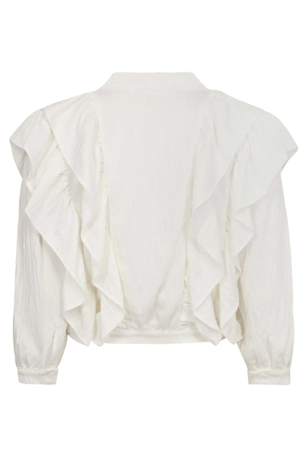 Co´Couture Suedacc Frilly Blouse 35630 4000 white