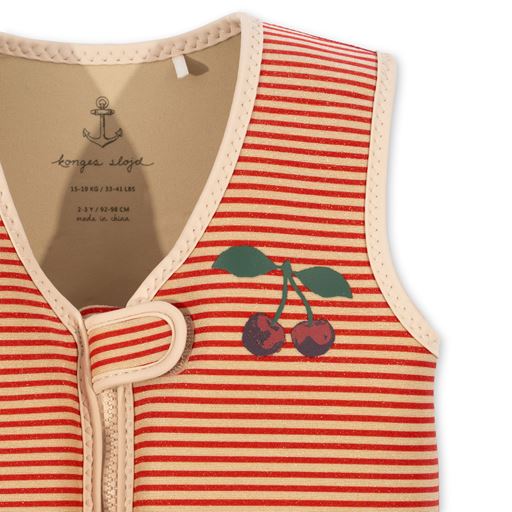 Konges Sløjd Neopren Flydevest, Glitter Stripe, 2-3 år