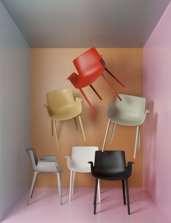 Kartell Piuma stoel saliegroen