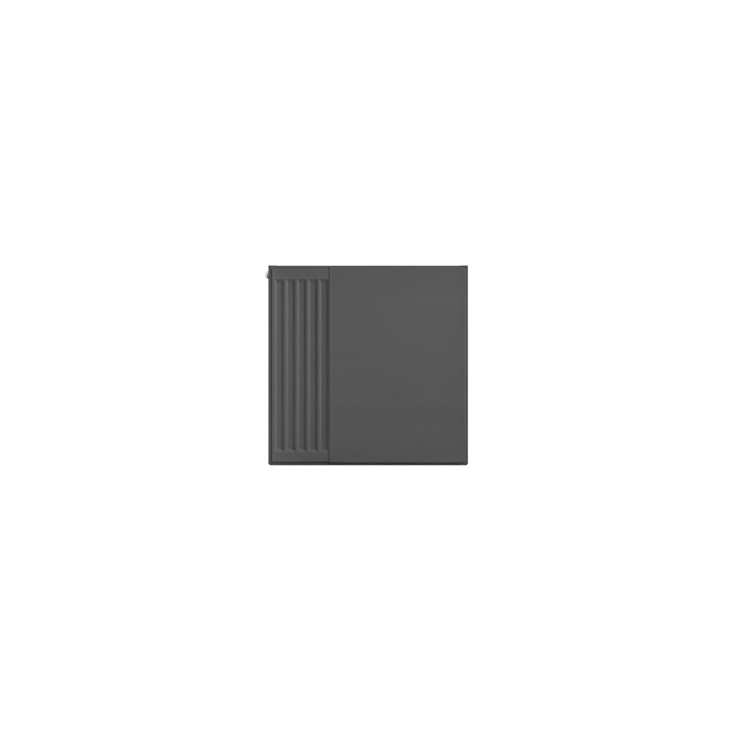 Eastbrook plaat voor paneelradiator 60x60cm antraciet
