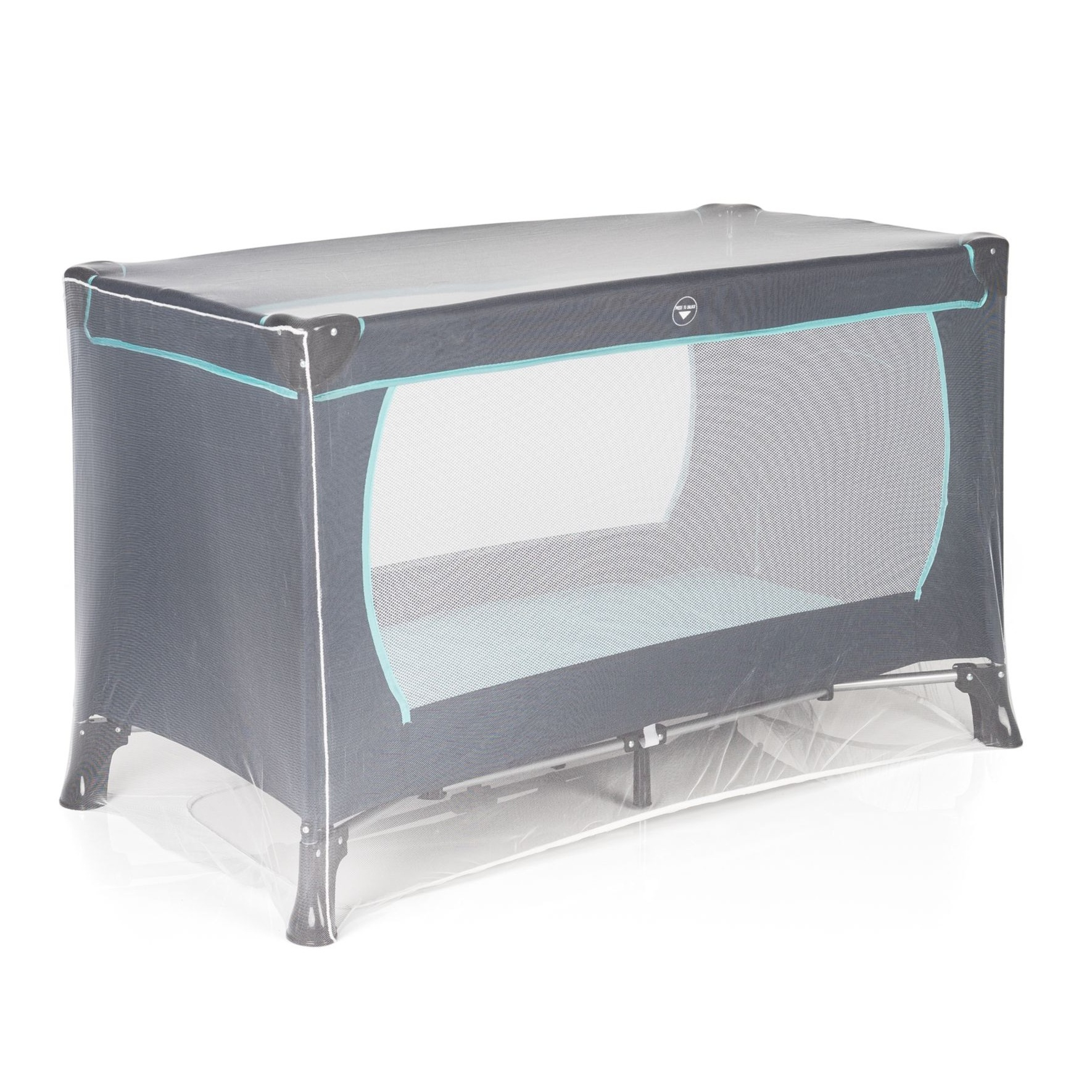 BitSafe Kinder Bett Insektenschutz Reisebett Moskito Netz Mücken Schutznetz (R87040) - Weiss