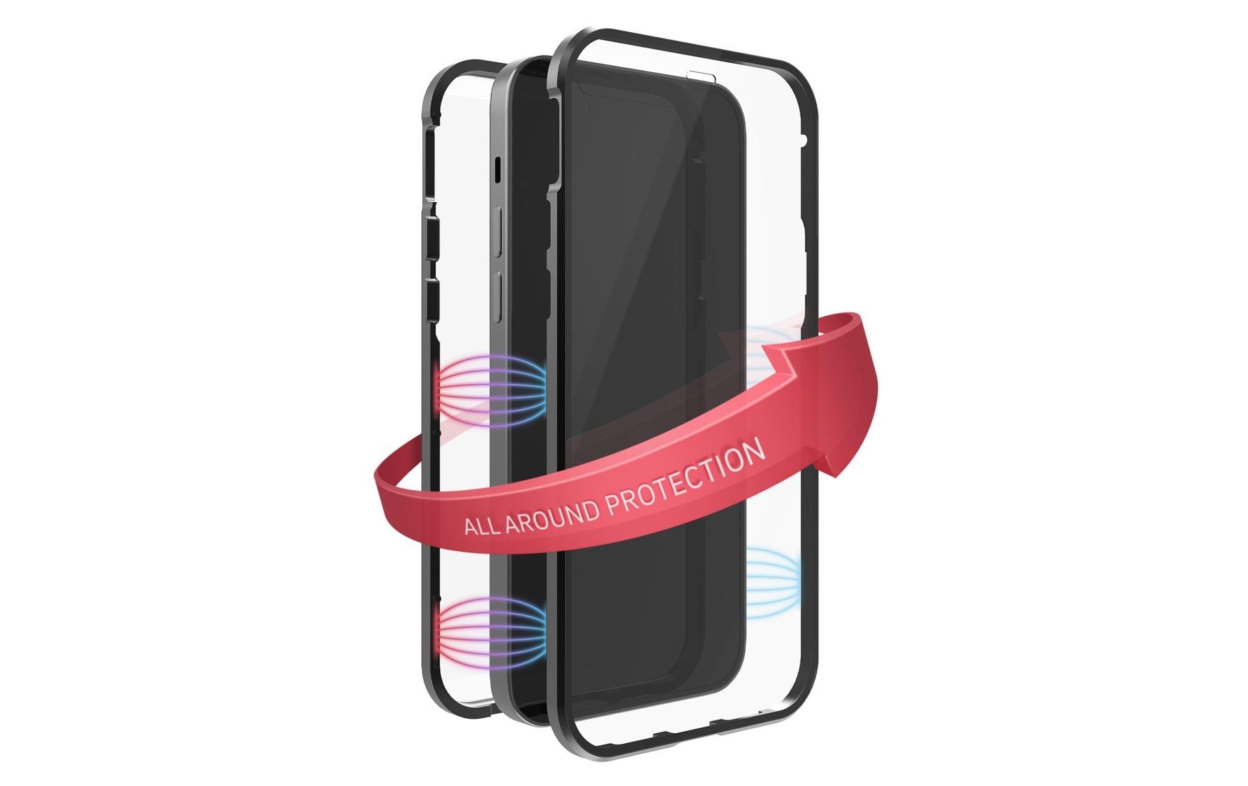 Back Cover 360° Glass iPhone 14 Plus , SchwarzCover «360° Glass» für Apple iPhone 14 Plus, Schwarz