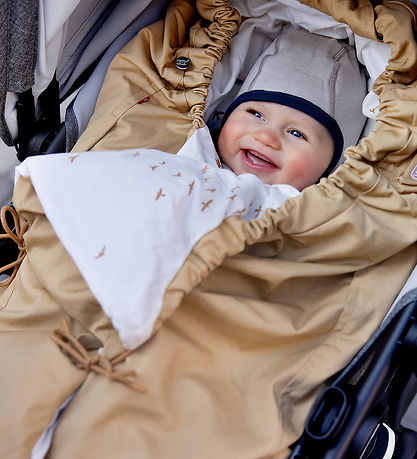 Voksi Fußsack - Classic+ - 80/110 cm - Warm Beige Flying
