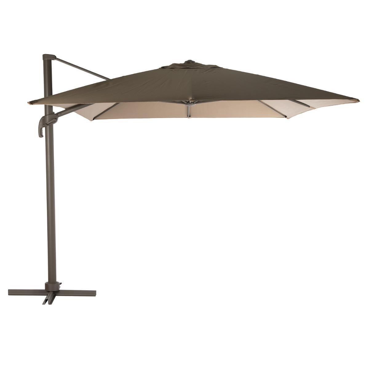 PARASOL DECENTRE ELEA 3X3M TONKA NOIR