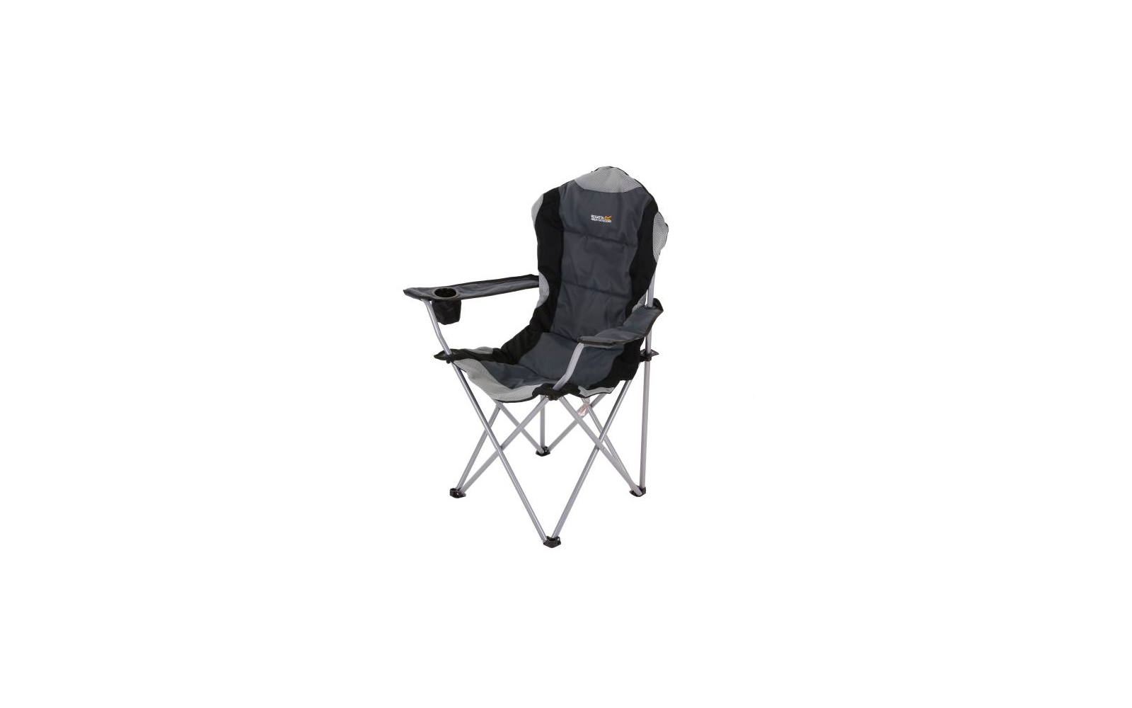 Regatta Kruza Faltstuhl 110 x 90 x 56 cm schwarz/grau