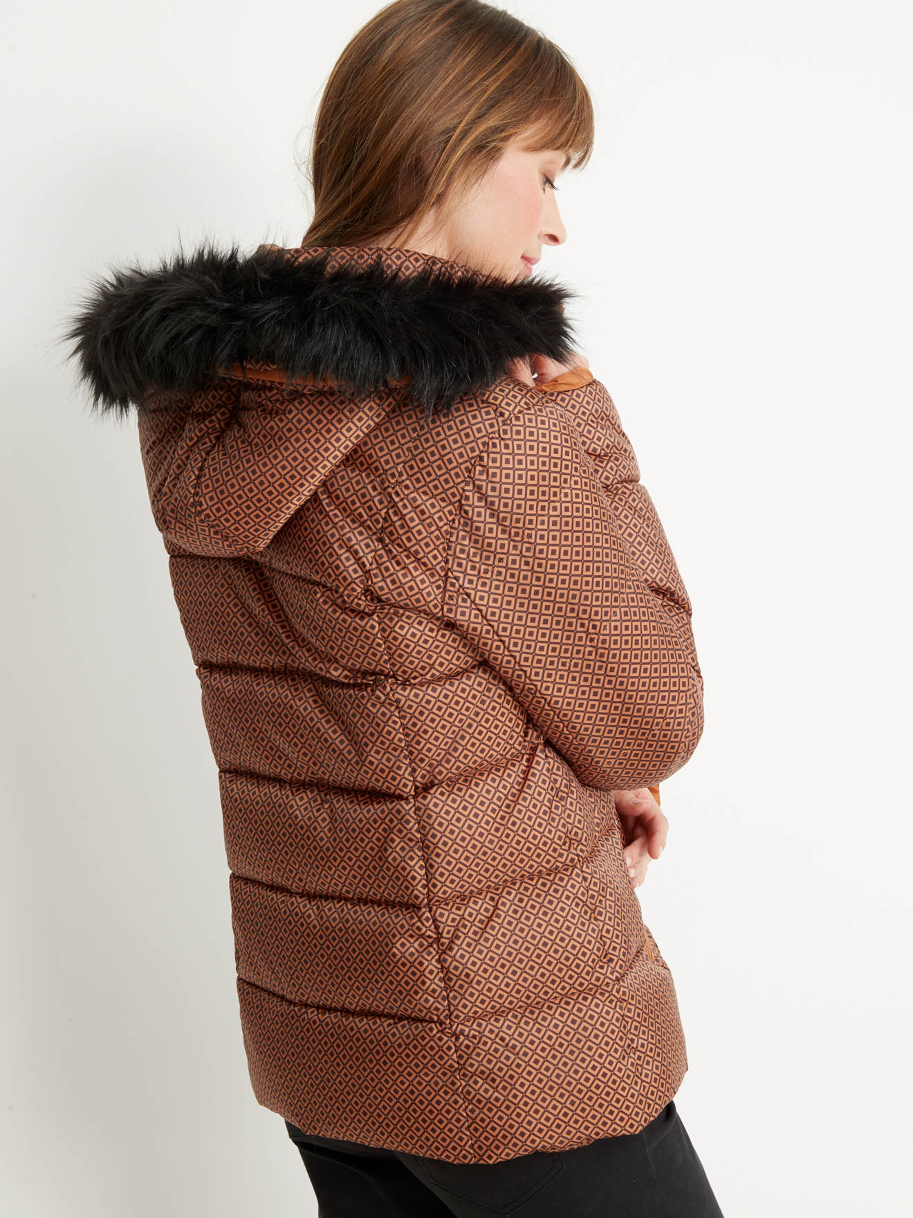 Parka à capuche déperlante