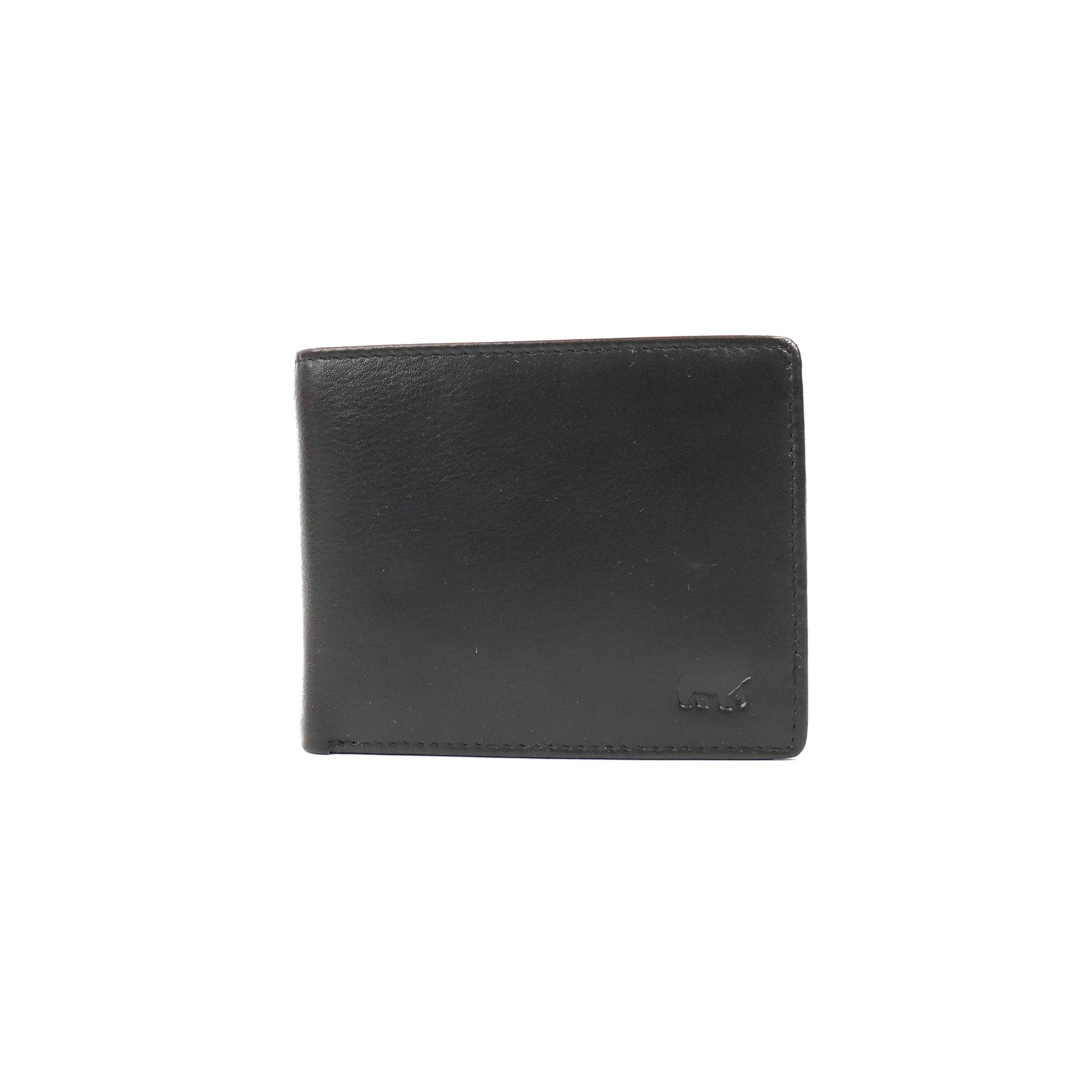 Billfold 'Lucas' zwart basic Zwart (FR)