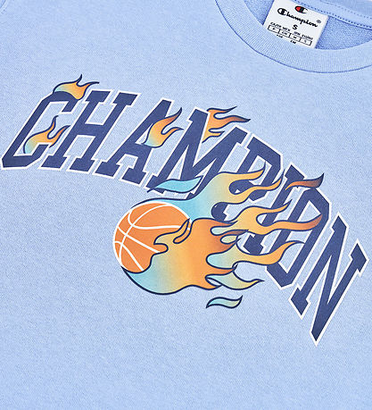 Champion Sweatshirt - Blau m. Logo