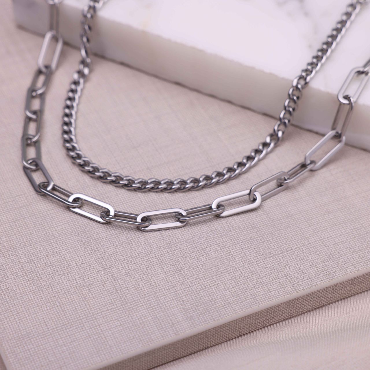 Gerecycled stalen ketting ariane