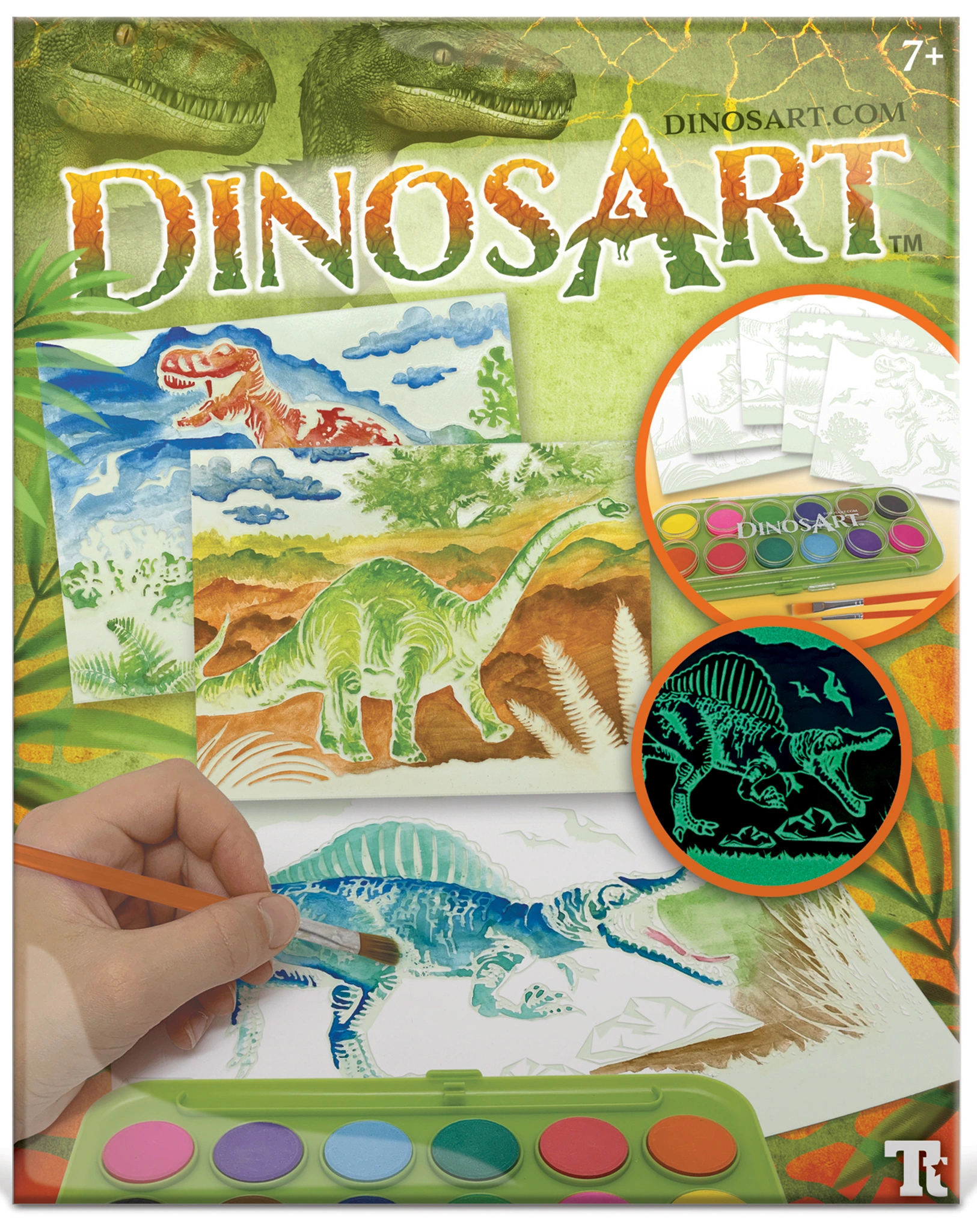 Aquarell-Malset DINOSART in bunt