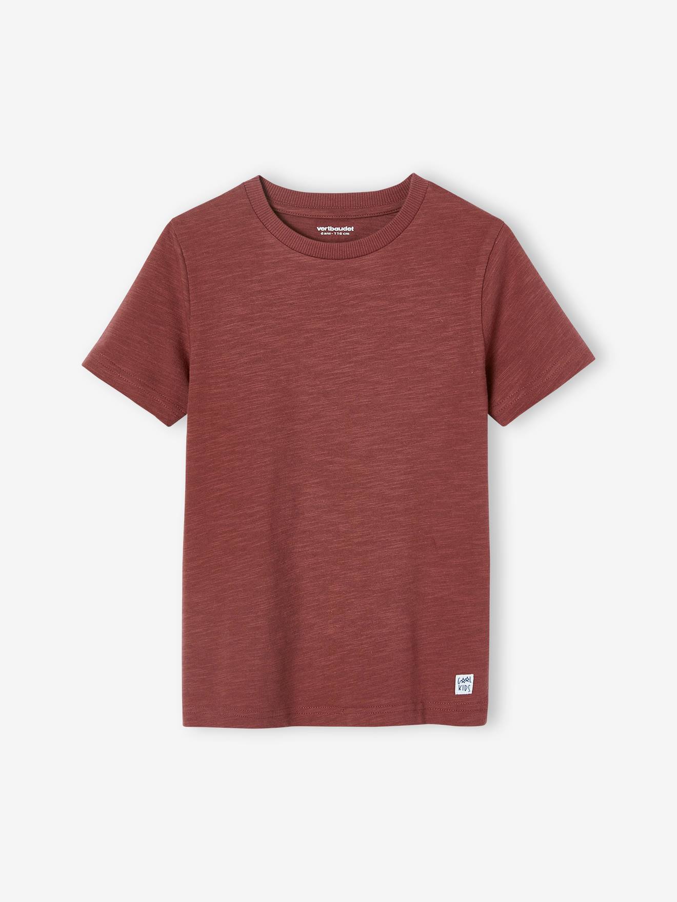Camiseta de manga curta personalizável para meninos, azul claro