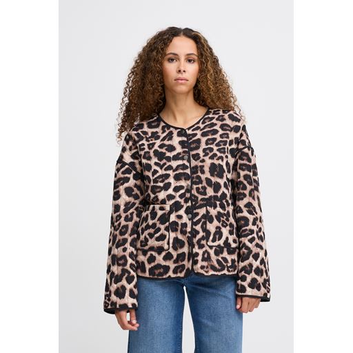 Ichi Malini Jakke, Stucco Leo Print, 42