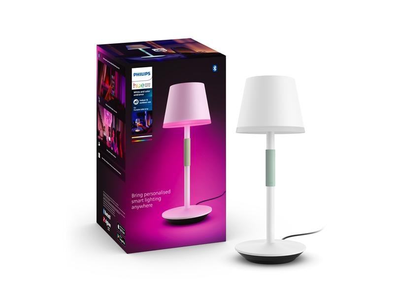 Philips Hue White & Col. Amb. Go Tragbare Tischleuchte weis Tragbare intelligente Tischleuchte für den Aussenbereich (IP54)