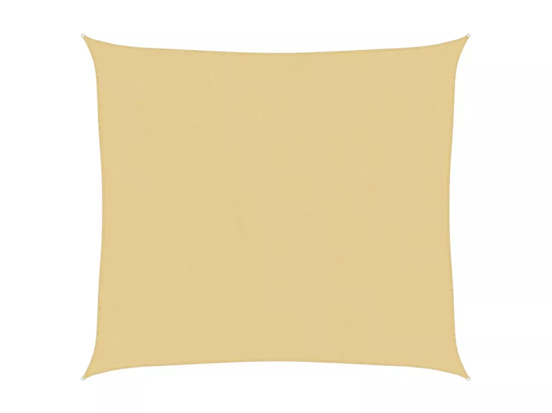 Voile d'ombrage sable 3x2,5 m 100 % polyester oxford