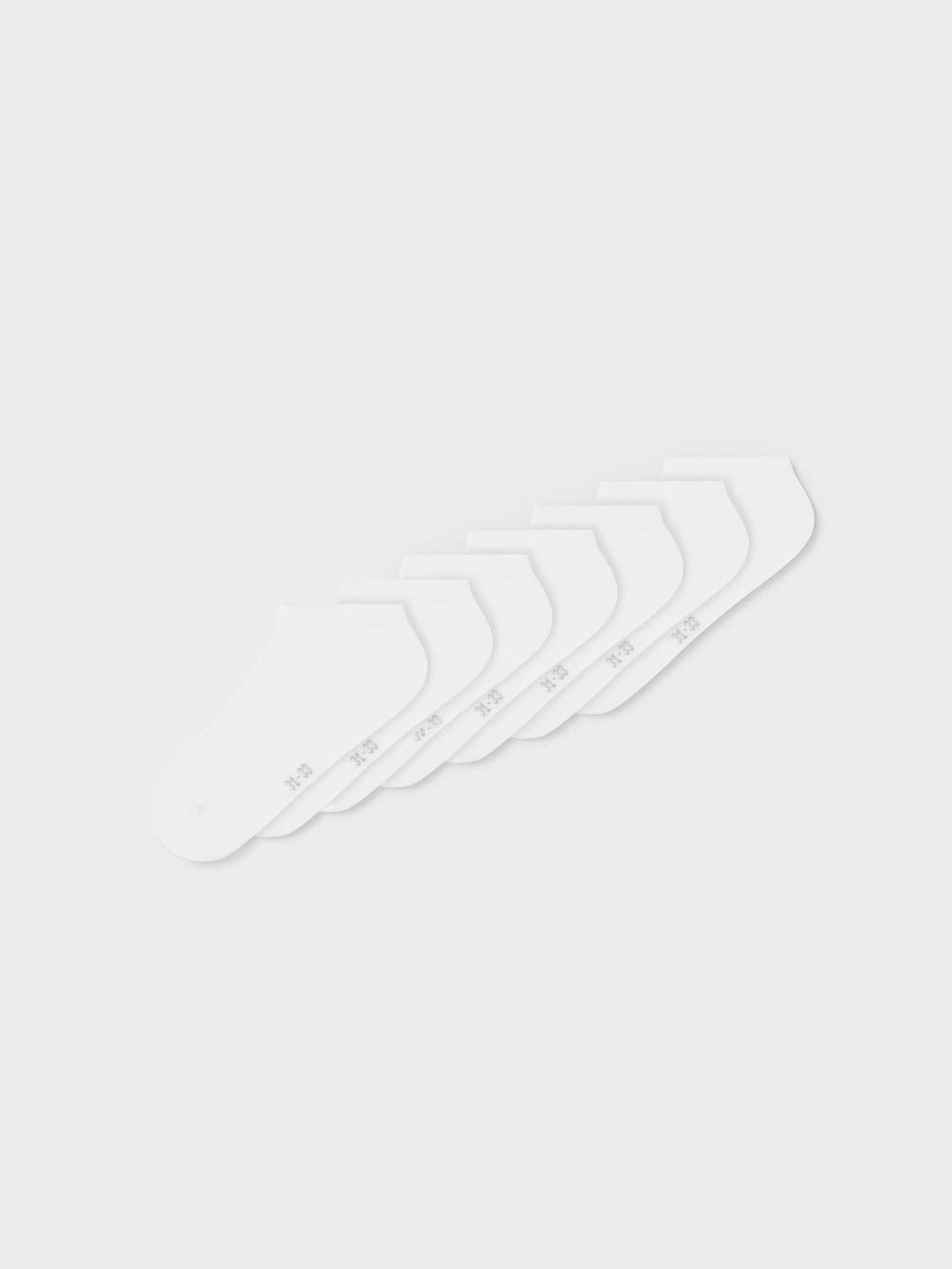 NAME IT sneakersokken - set van 7 wit