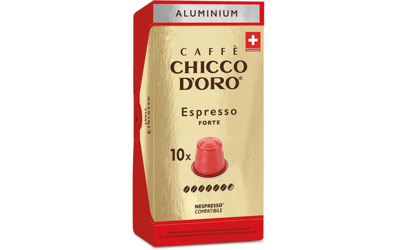 Kaffeekapseln Espresso Forte 10 StückKaffeekapseln für Nespresso Kaffeemaschinen
