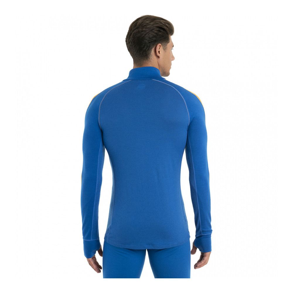 Icebreaker ZONEKNIT 260 - Sous-couche Homme lazurite/solar/cb