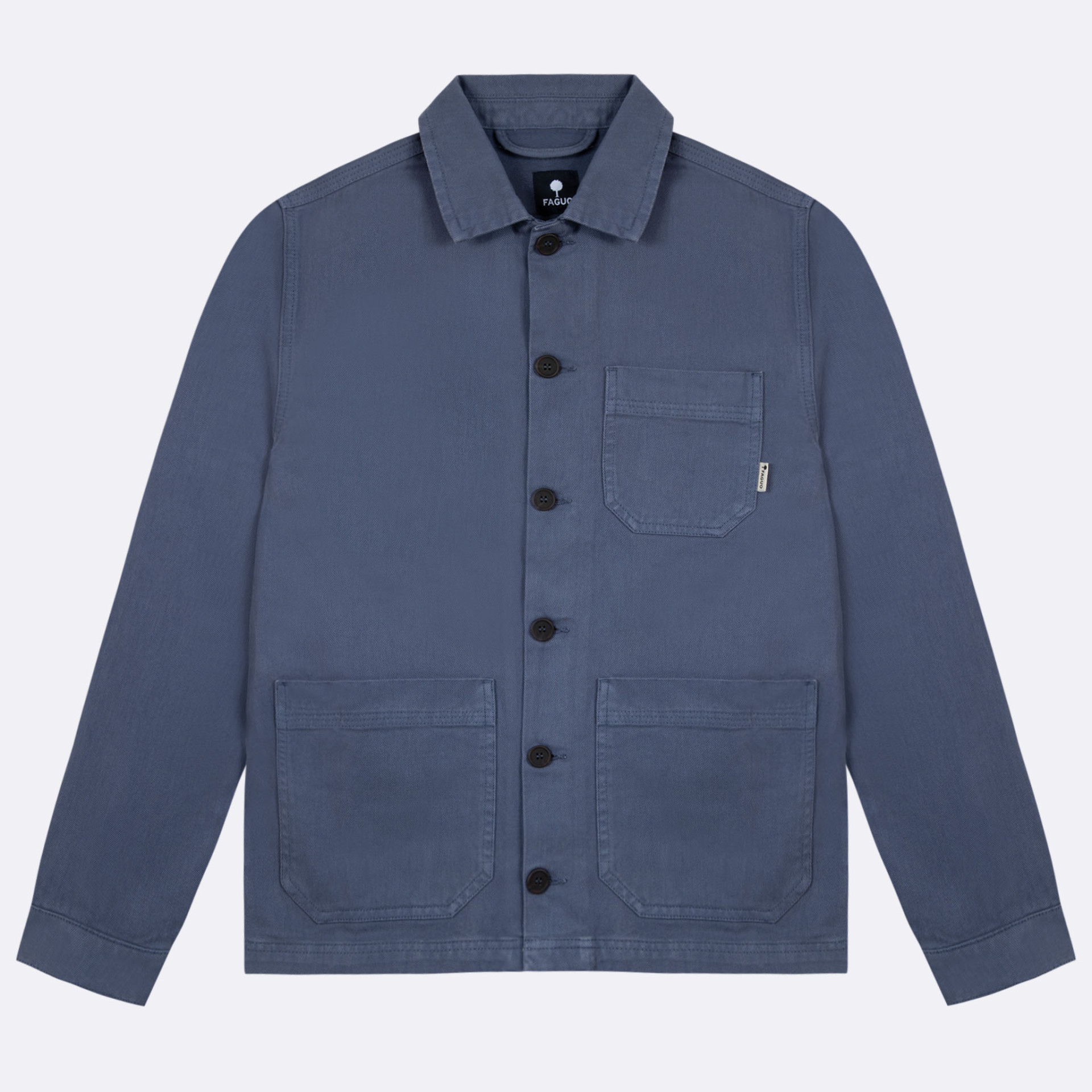 Veste bleue coton - modèle lorge