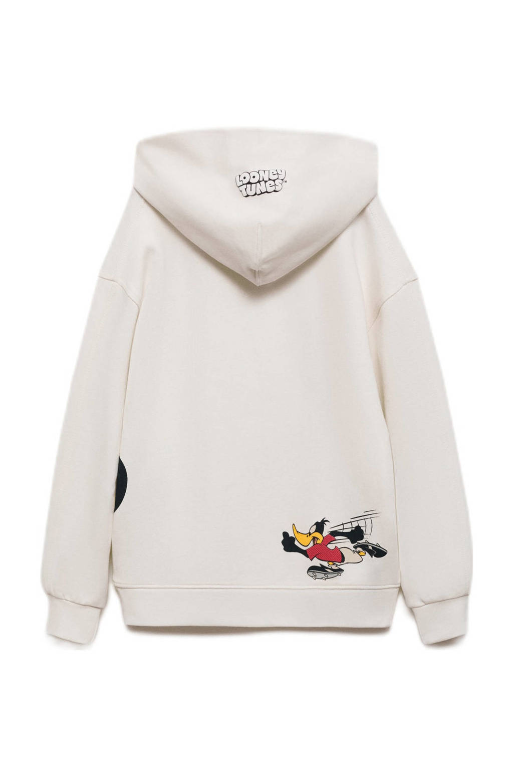 Mango Kids Tweety Looney Tunes hoodie met printopdruk offwhite