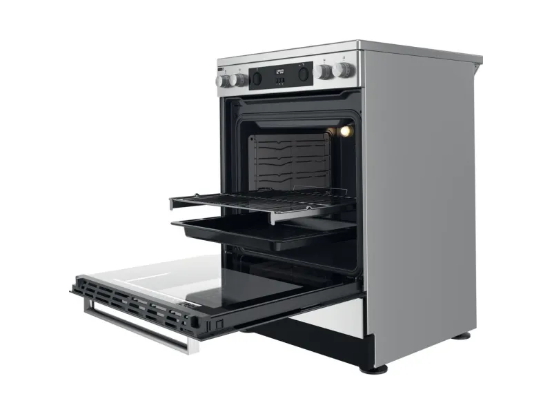 Whirlpool komfur Whirlpool fritstående elektrisk komfur WS68V8CCXT
