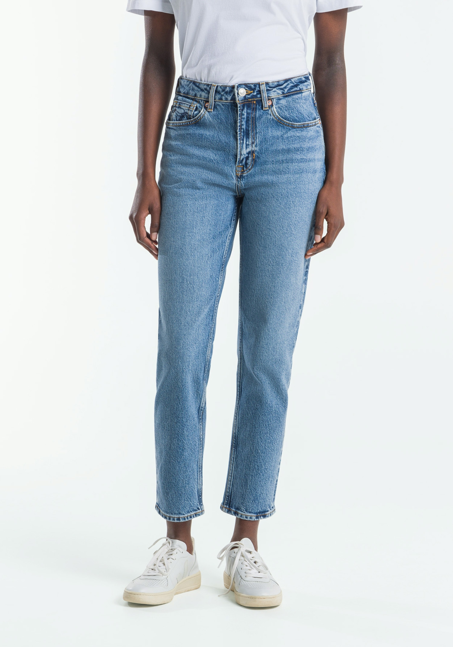 Kings Of Indigo Jeans Caroline Cropped Stretch Eco Xavier Blue Marble