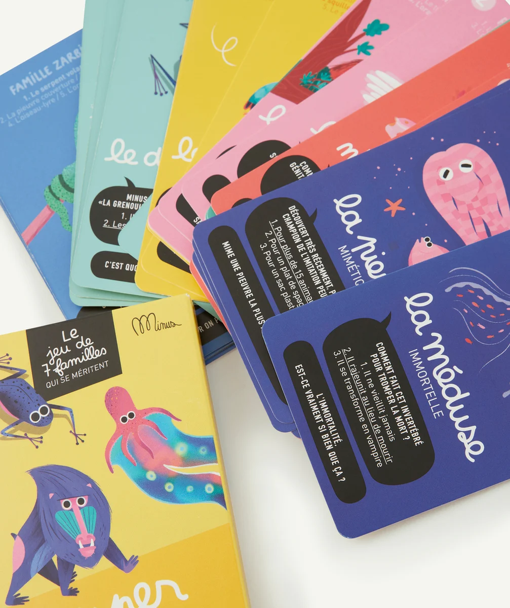 MINUSJEU DE 7 FAMILLES SUPER BESTIOLES