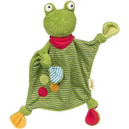 Sigikid Schnuffeltuch Frosch, Green