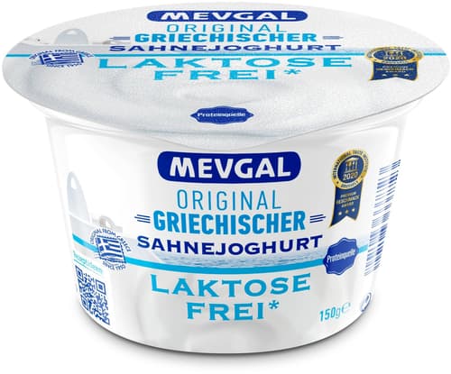 Mevgal griechischer Sahne-Joghurt Laktosefrei 10%