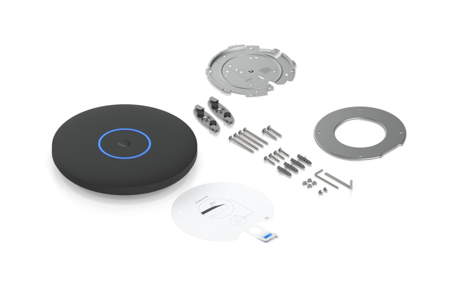 Access Point UniFi U7 Pro XGS Schwarz<br>An der Decke montierter 8-Stream WiFi 7 AP mit dediziertem Spektralscan-Funkgerät und 10/5/2.5/1 GbE-Unterstützung