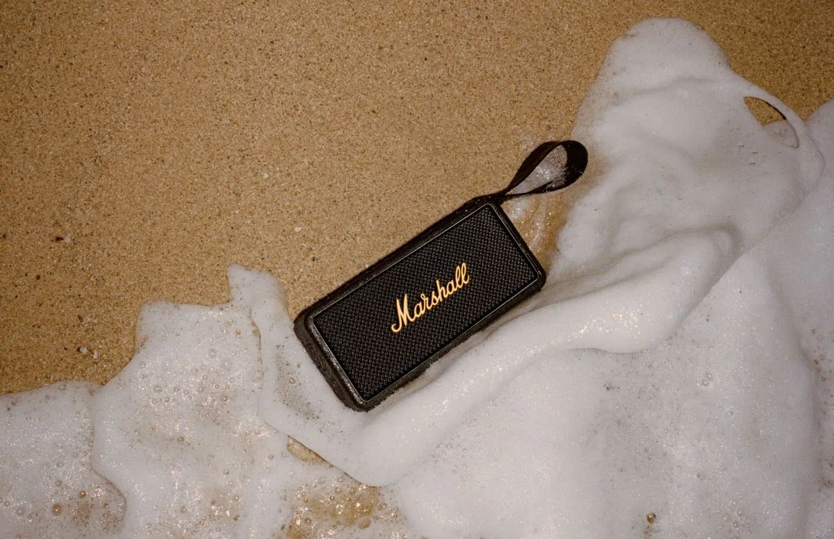 Marshall Middleton Noir et Gold (Black and Brass) Enceintes Bluetooth portables