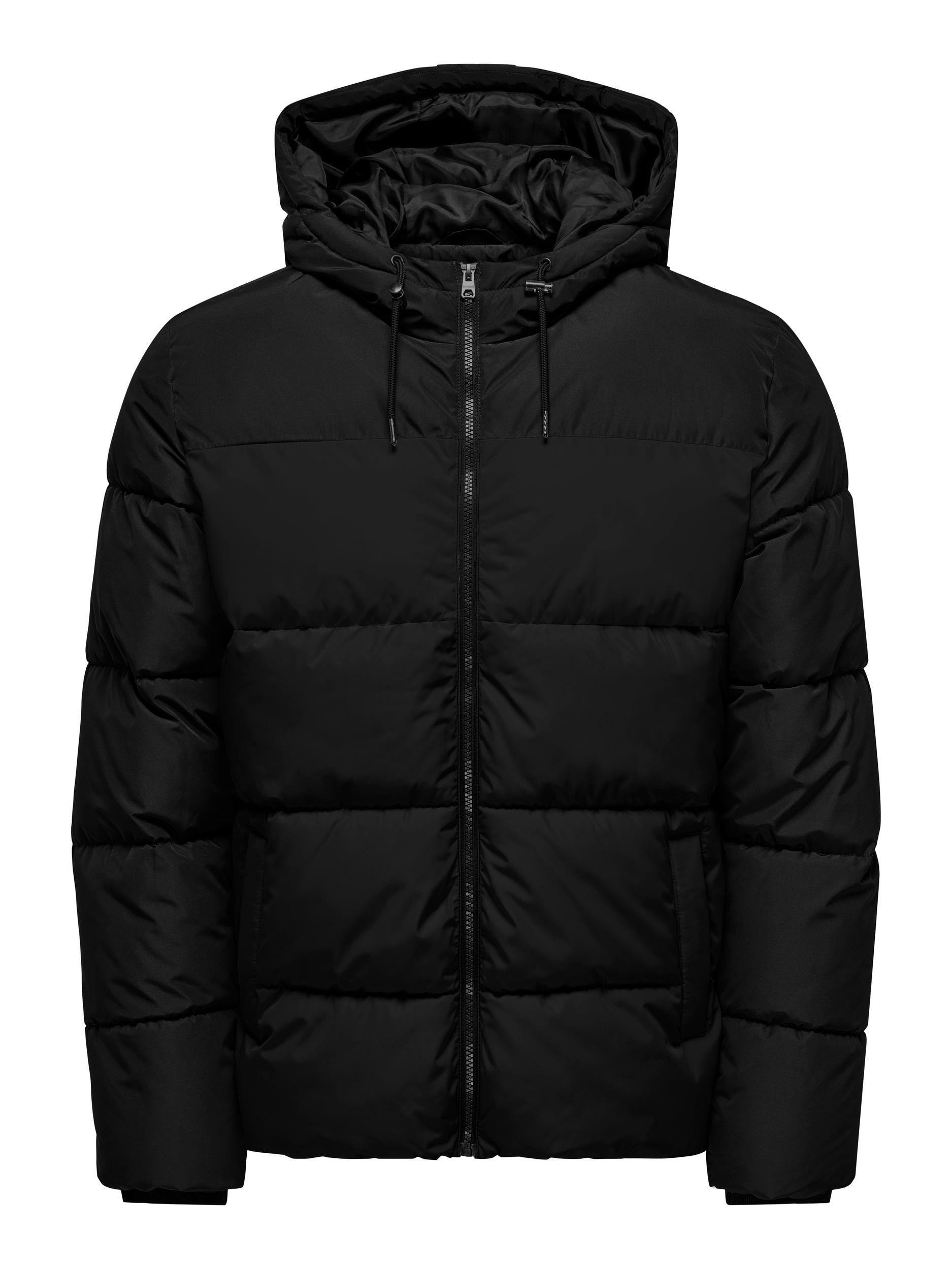 ONLY & SONS Steppjacke »ONSMARLON LIFE HOOD PUFFER JACKET OTW VD« mit Kapuze