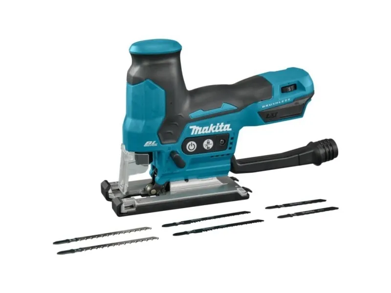 Makita DJV185Z, Tønde greb, Sort, Grøn, Aluminium, Stål, Træ, 3000 spm, 13,5 cm, 800 spm - SOLO