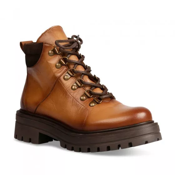 Bottines COGNAC SINEQUANONE