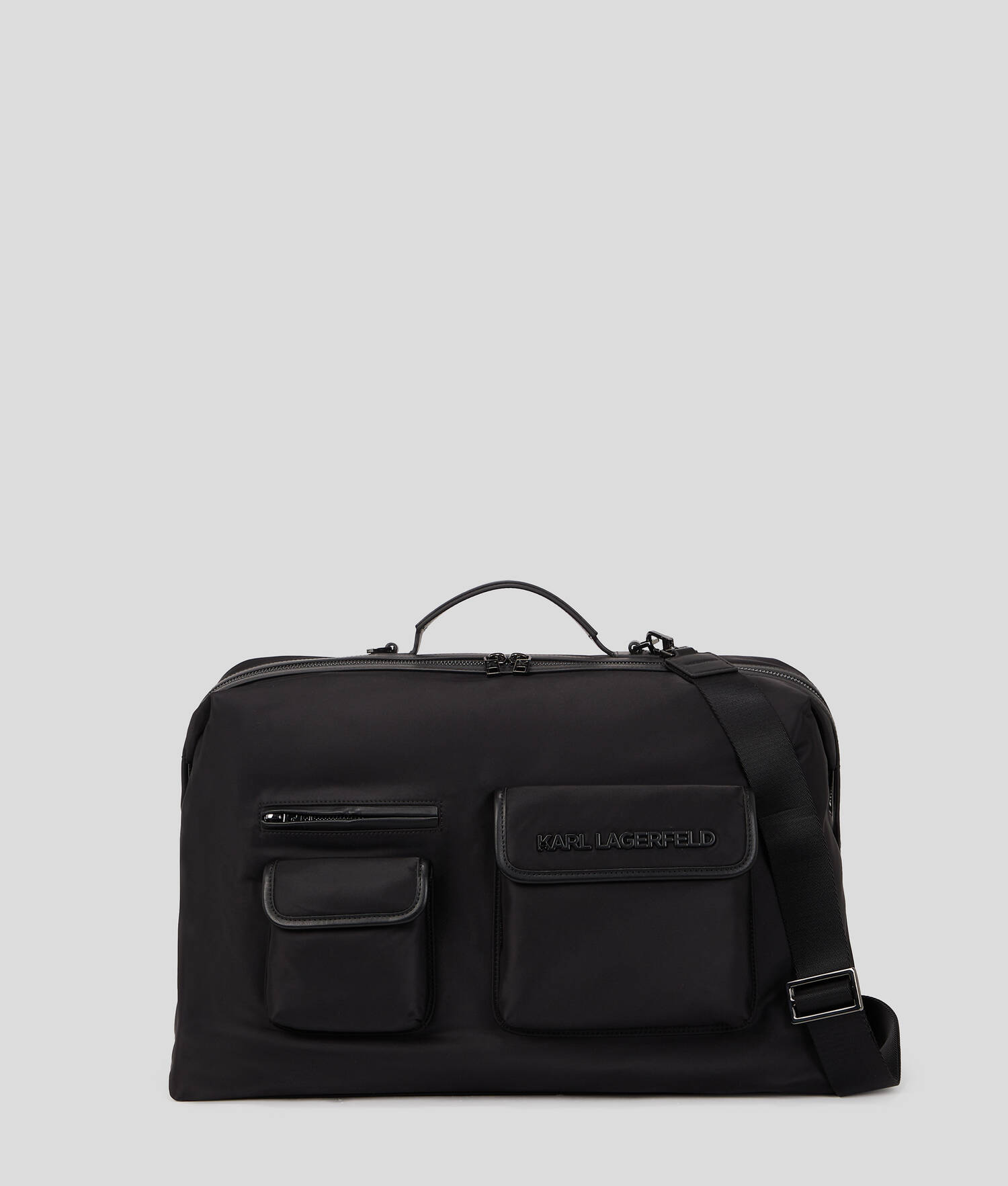 SAC DE WEEK-END EN NYLON K/ESSENTIAL - Noir